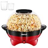 SIKITUT Popcornmaschine, Popcorn Maker für Zuhause, Popcorn Popper Maschine mit...