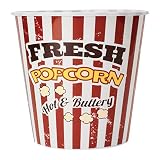 Popcorn Eimer in rot-weiß gestreift - Popcorn XXL Behälter Fresh Popcorn